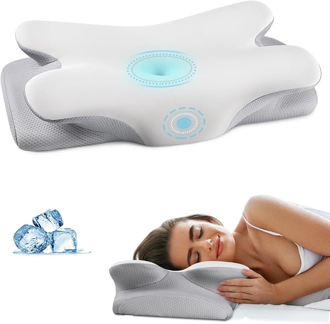 Cervical Neck Pillow for Pain Relief – Contour Memory Foam Pillows